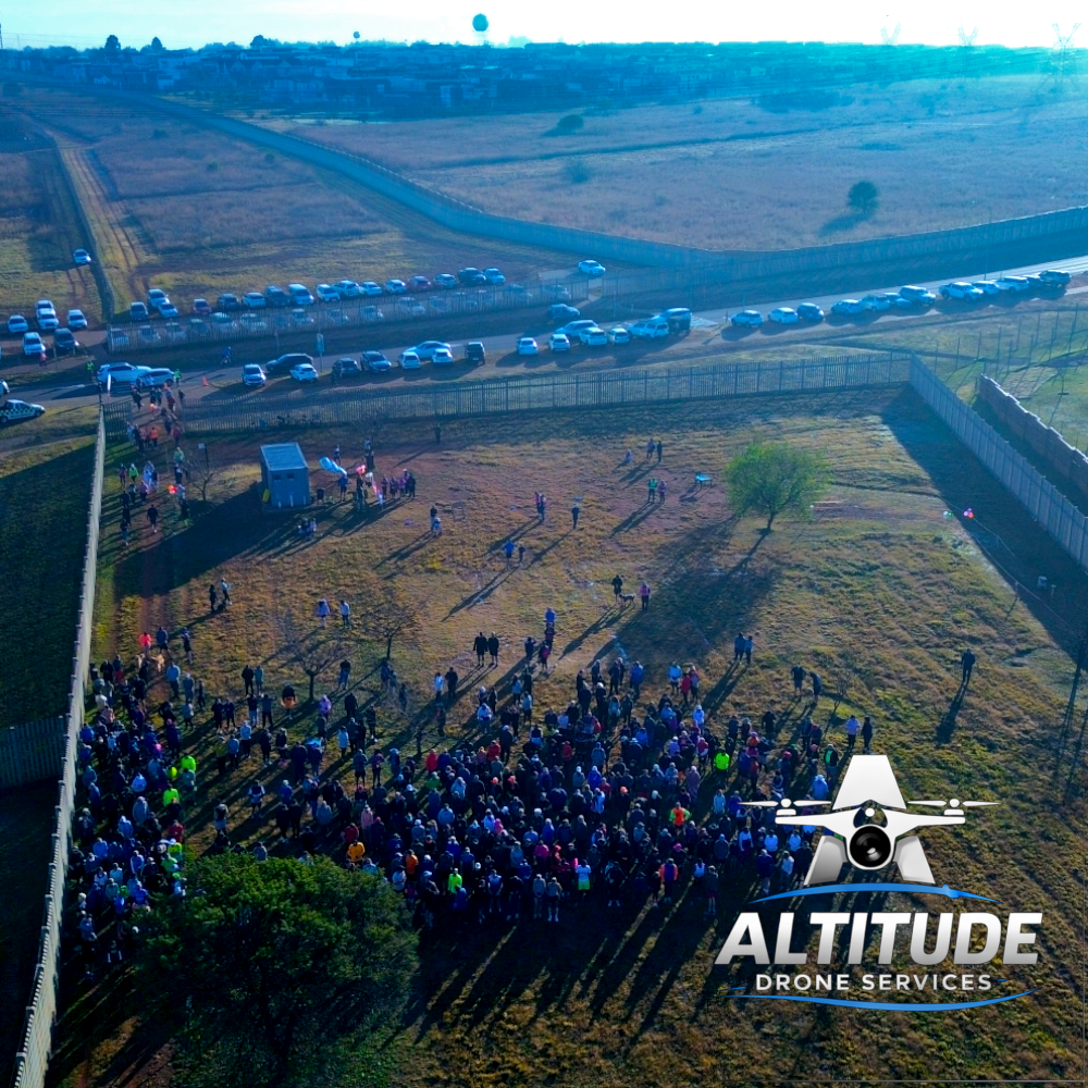 Midstream Parkrun — Crowd Aerial